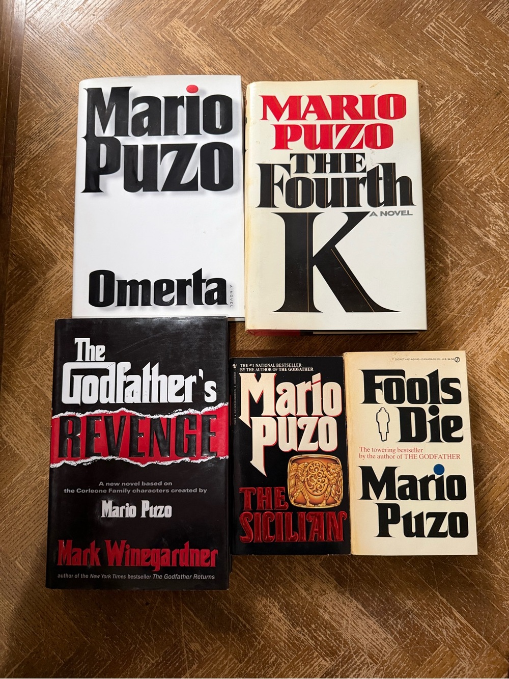 Mario Puzo Godfather Books and More